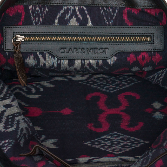 Cabas Cuir India Vintage Leo