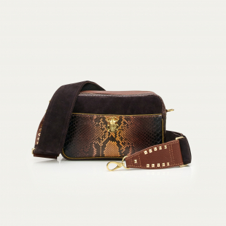 Tiger Eye Stone Python Bag Lily