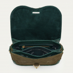 Sac Suede Manon Vert Bronze