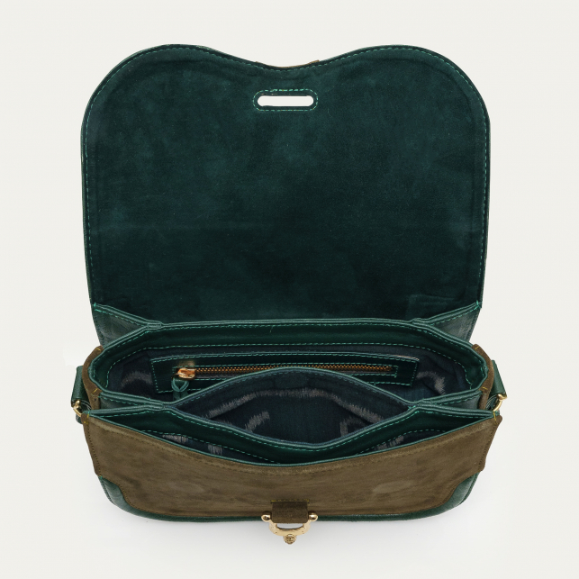 Sac Suede Manon Vert Bronze
