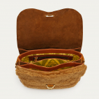 Copper Shearling Manon Bag