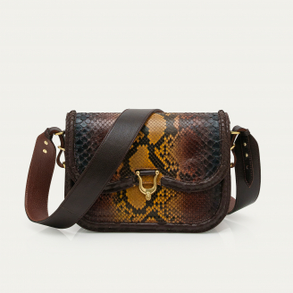 Tigre Eye Stone Python Manon Bag