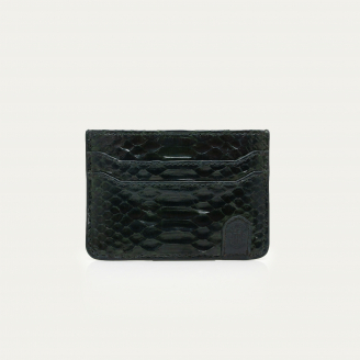 Porte Carte Python Manu Noir