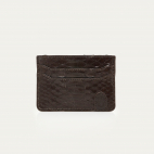 Smoke Brown Python Cardholder Manu