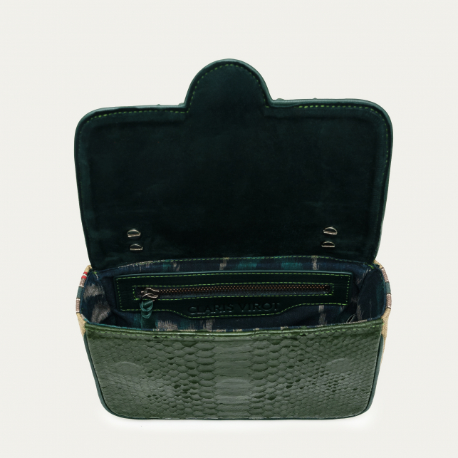 Bronze Green Python Bag Ava Medium