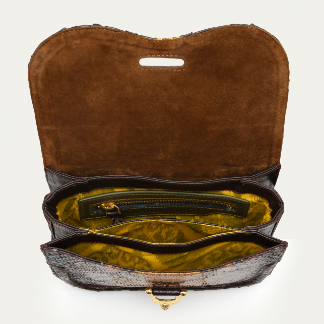 Sac Python Mini Manon Oeil De Tigre