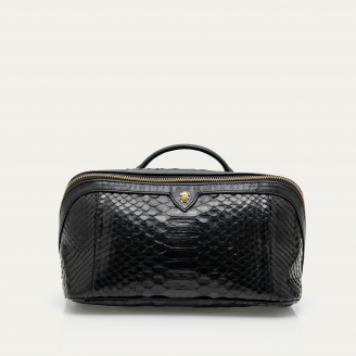 Trousse Python Charlotte Noir