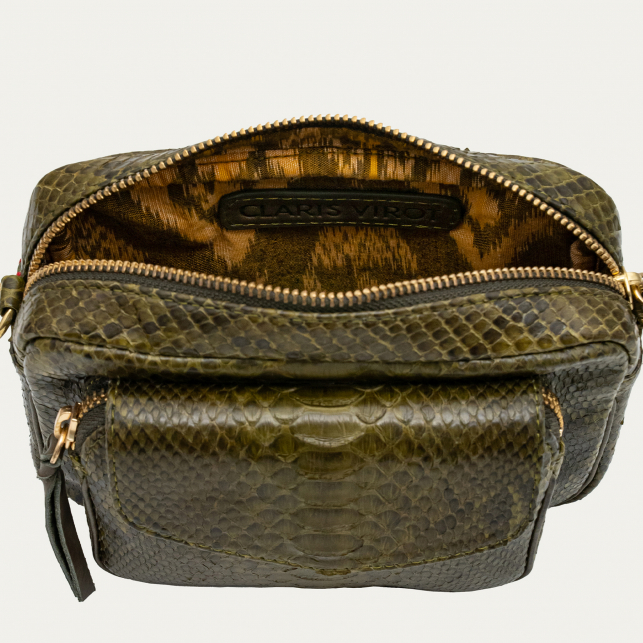 Khaki Python Baby Charly Bag