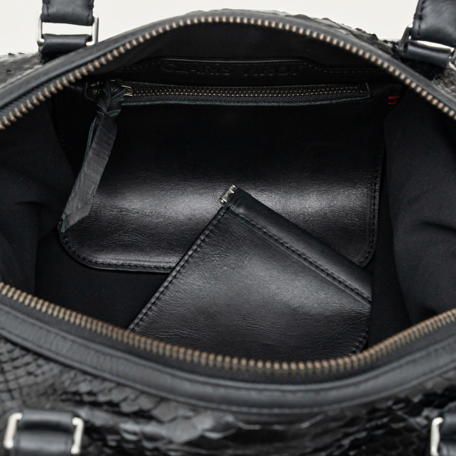 Sac Week-End Python Roger XS Noir