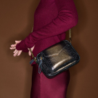 Sac Python Charly Or Fumé