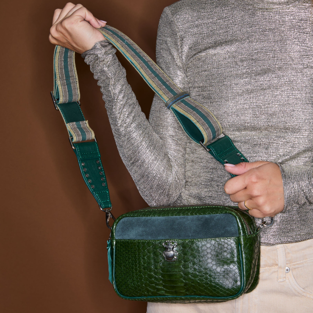 Sac Python Lily Vert Bronze