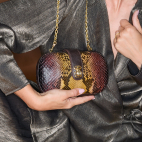 Sac Chiara Python Oeil de Tigre