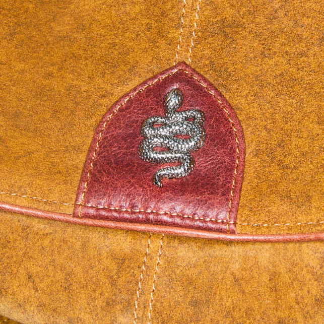 Wood Brown Suede Estelle Collab Bag