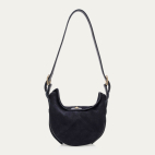 Black Suede Estelle Bag