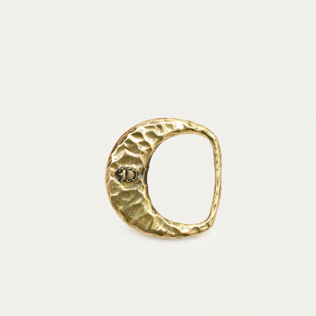 Boucle Demi Lune Or