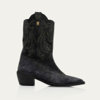 Dark Pearl Grey Suede Lucienne Boots