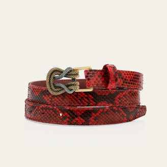 Ruby Python Knot Baby Belt