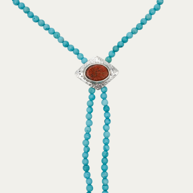 Collier Turquoise et Opale