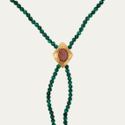 Collier Malachites et Opale