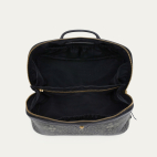 Trousse Cuir Charlotte Nappa Noir Imprimé Bandana