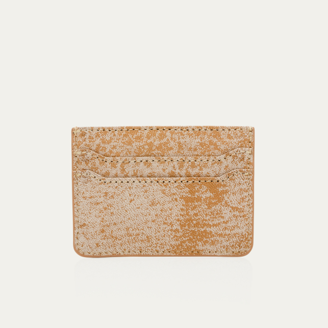 White Sands Leather Cardholder Manu