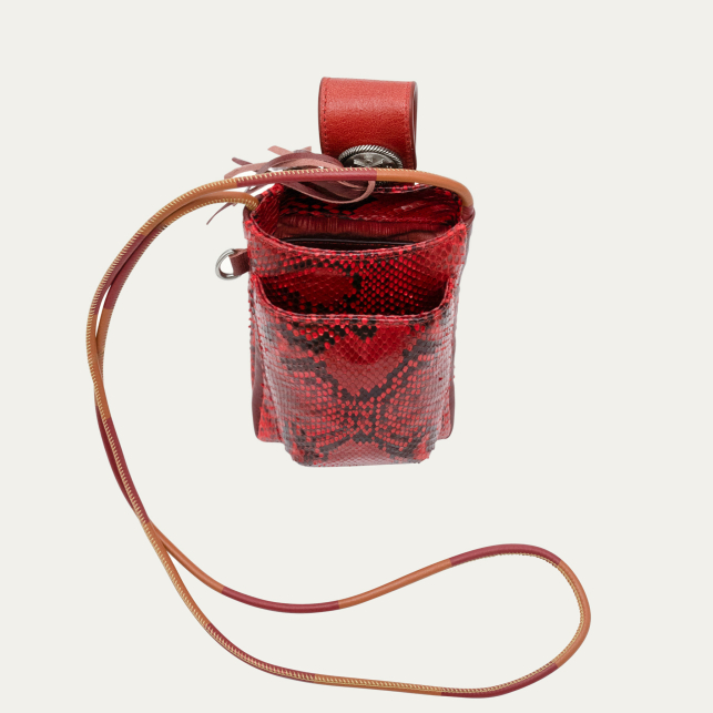 Etui à Telephone Python Double Marcus Rubis
