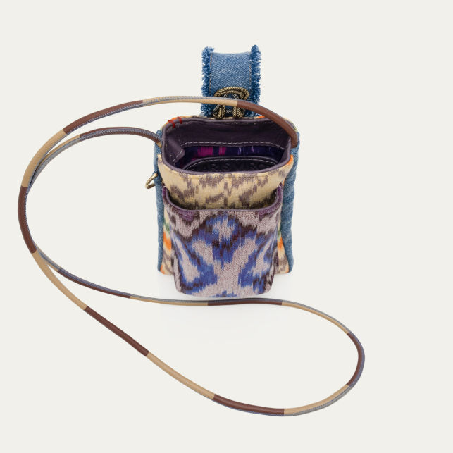 Patchwork Lasso Fabrics Phone Bag Double Marcus