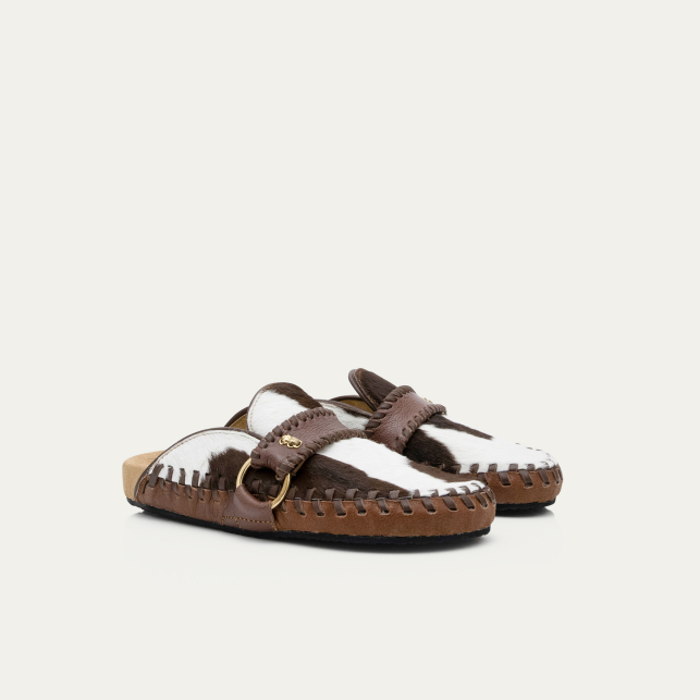 Mules Georgette Cuir Rodeo