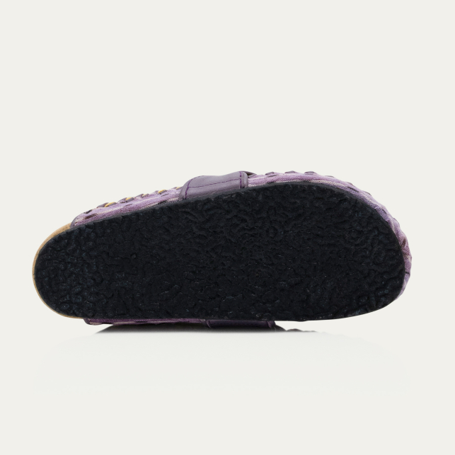 Mules Georgette Tissu Lasso