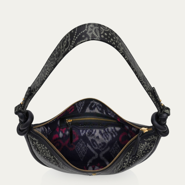 Sac Cuir Chris Bandana Noir