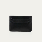 Black Nappa Leather Cardholder Manu
