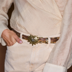 Tiger Eye Python Ex-Voto Baby Belt