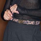 Baby Ceinture Cuir Leo Vintage Noeud