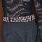 Ceinture Léo Vintage Demi Lune Argent
