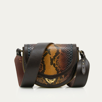 Tiger Eye Stone Python Bag Victoria