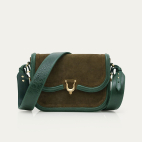 Sac Cuir Mini Manon Vert Bronze
