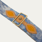 Patchwork Denim Strap
