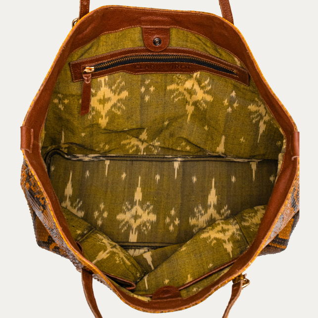 Ranch Python India Tote