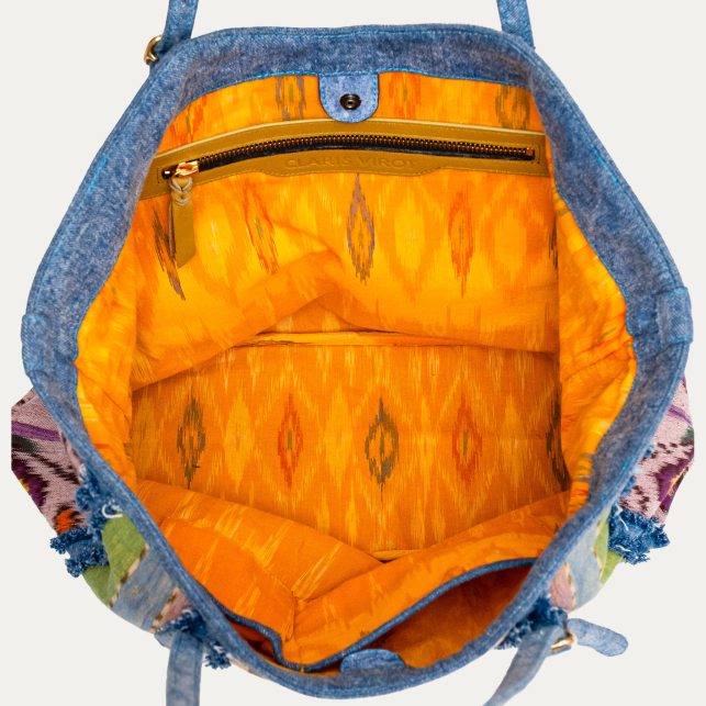 Cabas Patchwork de Tissus India Lasso