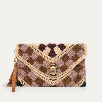Raffia Alicia Clutch