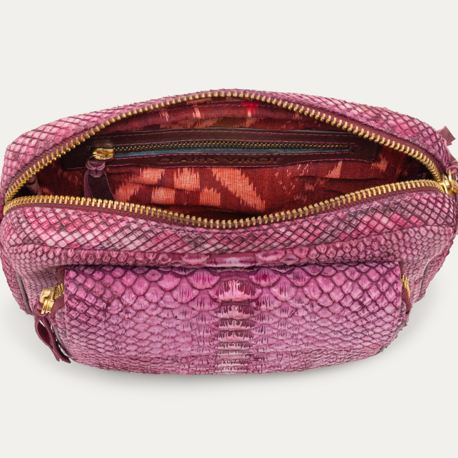 Sac Python Big Charly Pourpres Mixés
