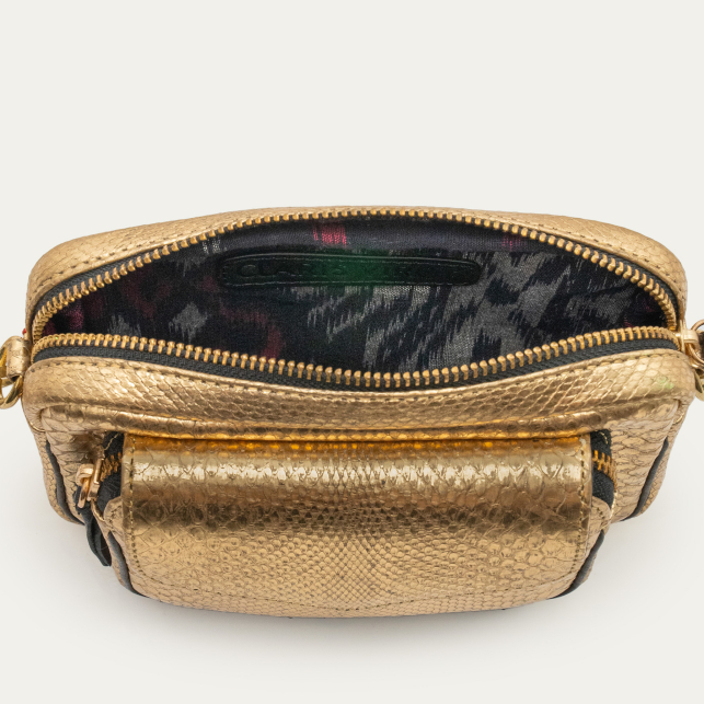 Gold Python Baby Charly Bag