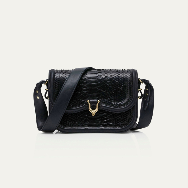 Sac Python Mini Manon Noir