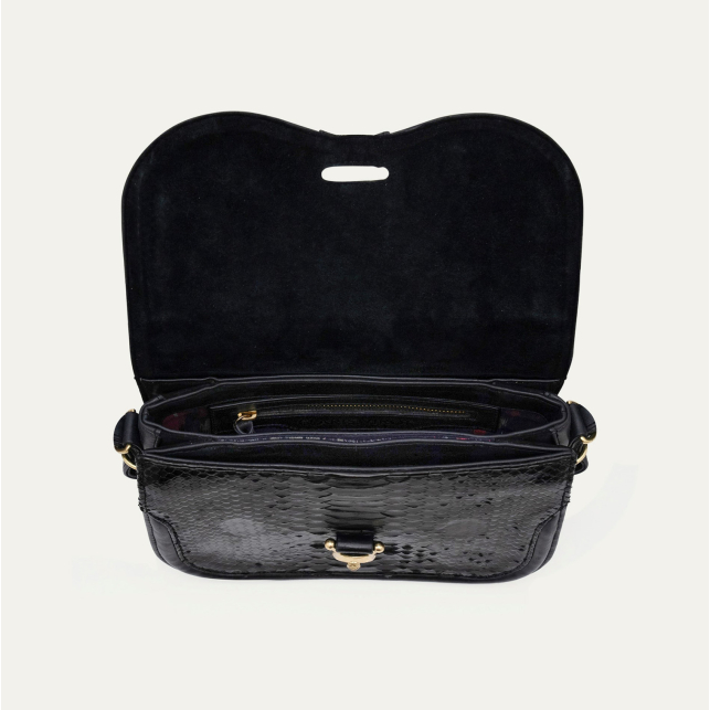 Sac Python Mini Manon Noir