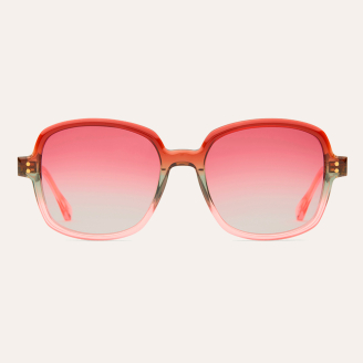 Pastel Coral Nailaka Sunglasses