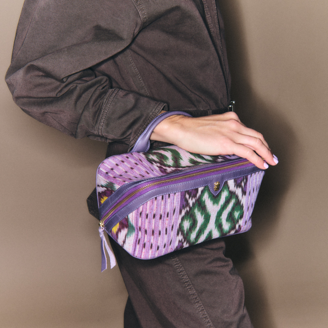 Moon Purple Fabric Charlotte Case