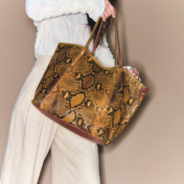 Ranch Python India Tote
