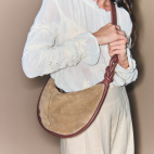 Sac Cuir Chris Croûte Grège