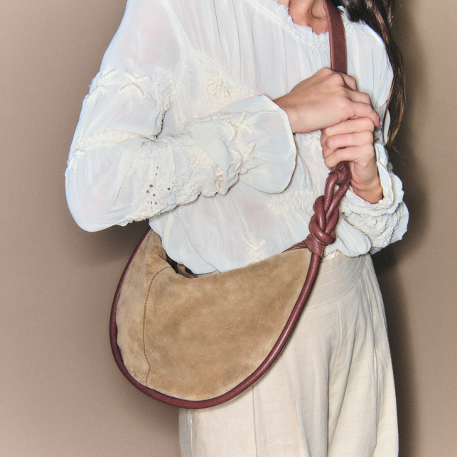 Sac Cuir Chris Croûte Grège