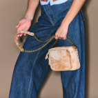 White Sand Leather Charly Bag